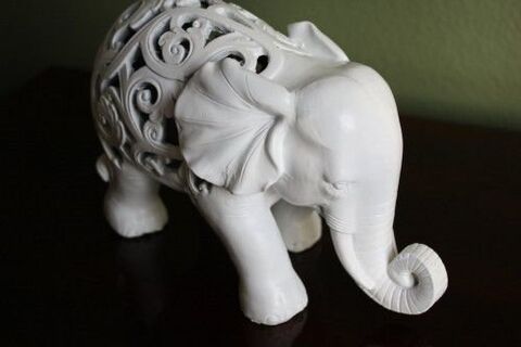 figurine of an elephant as a good luck charm